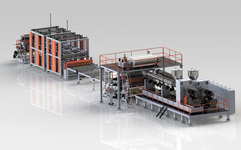 TPO高分子防水卷材生產(chǎn)線(xiàn)